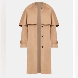 Ann Taylor Removable Cape Trench Coat